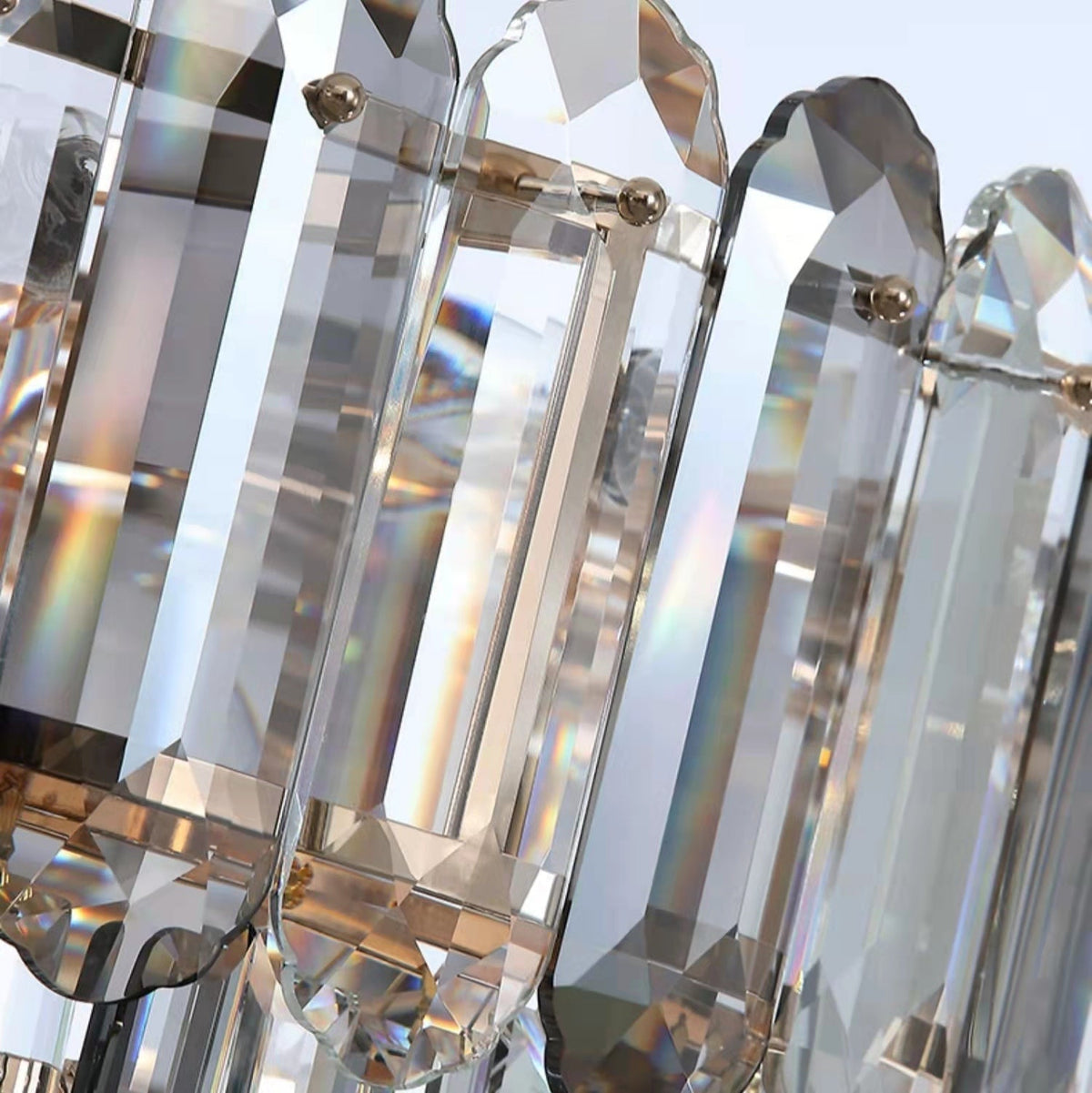 High-grade Crystal Chandelier For Living Room Luxury Duplex Hallway Ceiling Light Fixture - Zelno Lighting
