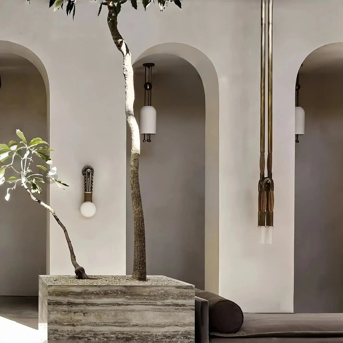 Horsehair Pendant Light - Zelno Lighting