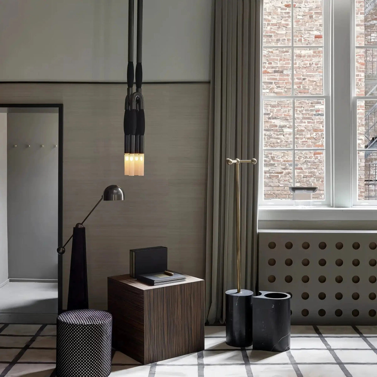 Horsehair Pendant Light - Zelno Lighting