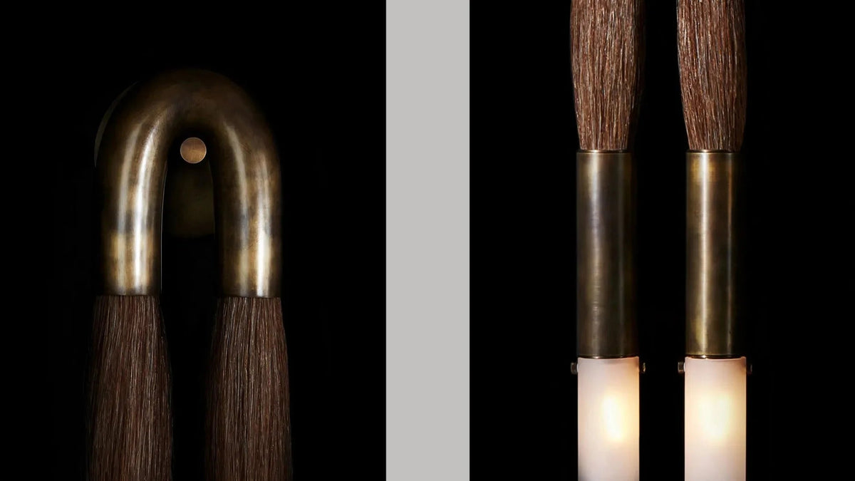 HORSEHAIR SCONCE - Zelno Lighting