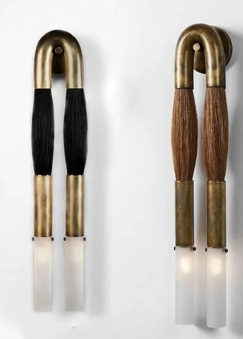 HORSEHAIR SCONCE - Zelno Lighting