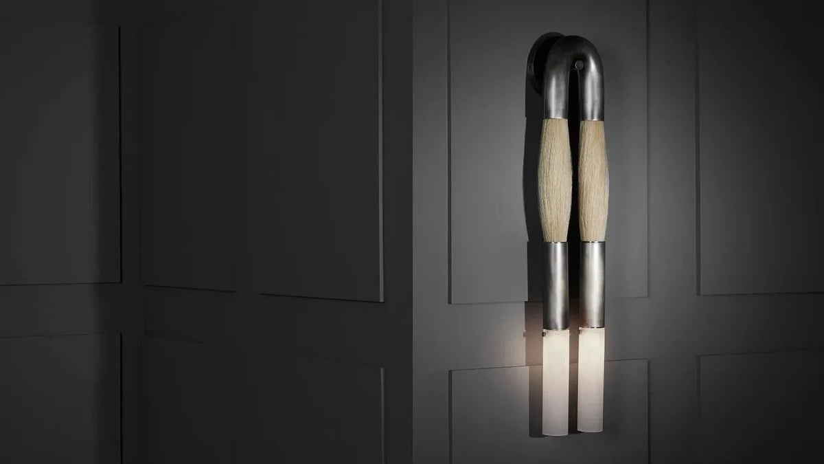 HORSEHAIR SCONCE - Zelno Lighting