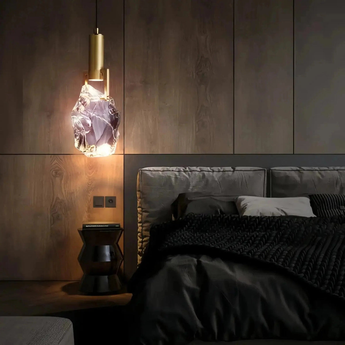 Irregular crystal pendant 6 styles - Zelno Lighting
