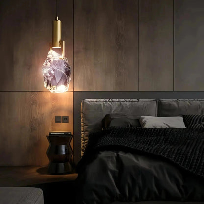 Irregular crystal pendant 6 styles - Zelno Lighting
