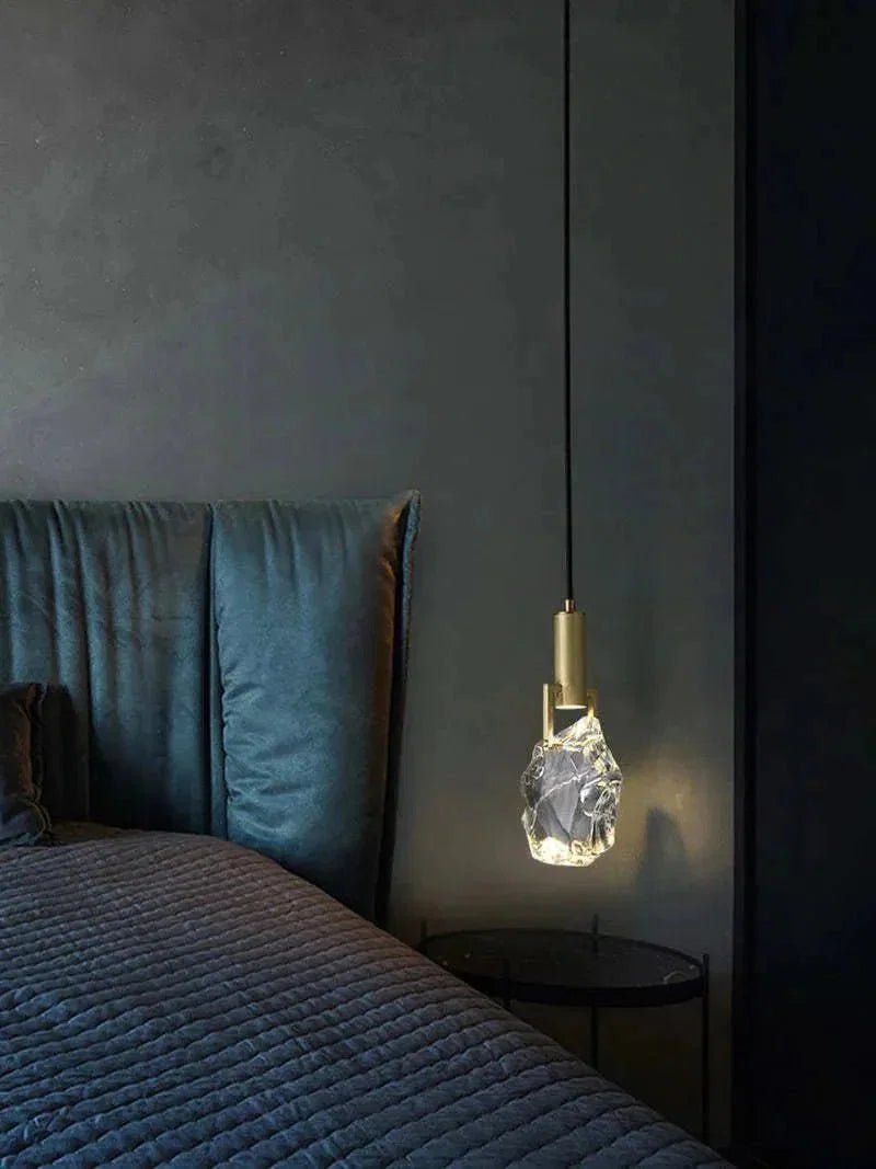 Irregular crystal pendant 6 styles - Zelno Lighting