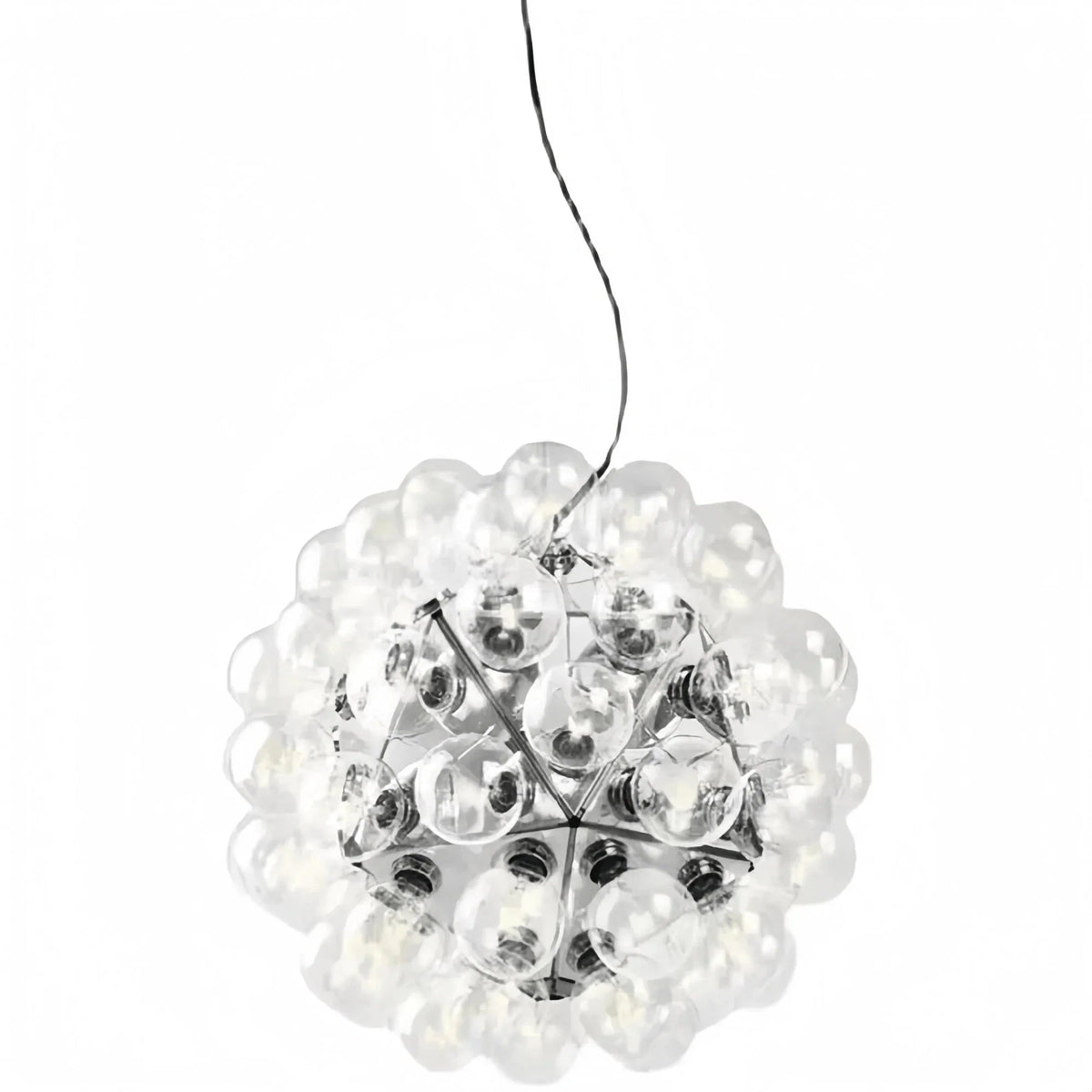Italian Designer Creative Glass Ball Chandelier Scandinavian Dandelion Hallway/Entryway/Staircase Light Fixture - Zelno Lighting