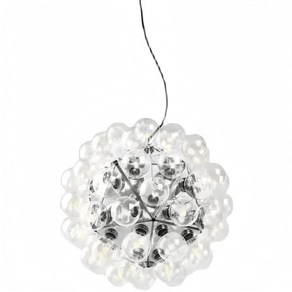 Italian Designer Creative Glass Ball Chandelier Scandinavian Dandelion Hallway/Entryway/Staircase Light Fixture - Zelno Lighting