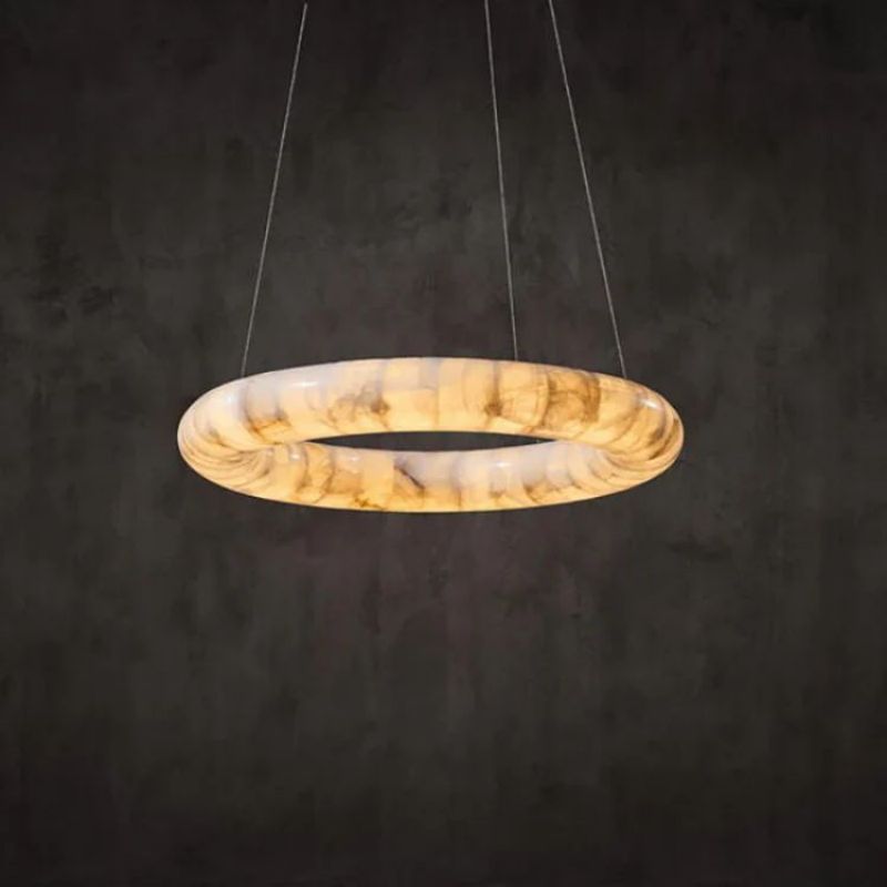 Karen Calcite Curve Ring Chandelier - Zelno