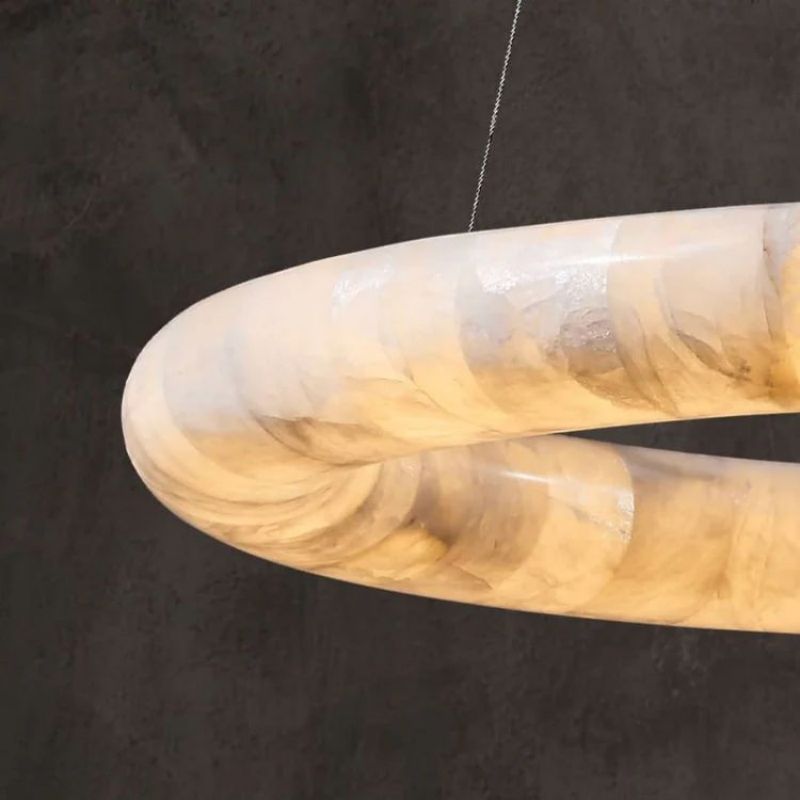 Karen Calcite Curve Ring Chandelier - Zelno