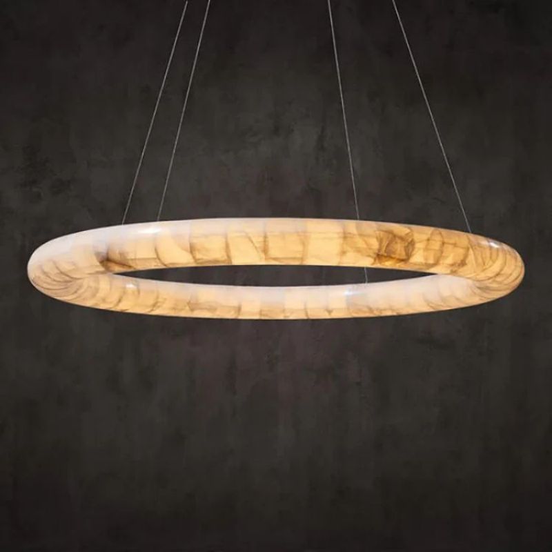 Karen Calcite Curve Ring Chandelier - Zelno
