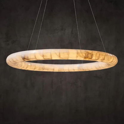 Karen Calcite Curve Ring Chandelier - Zelno