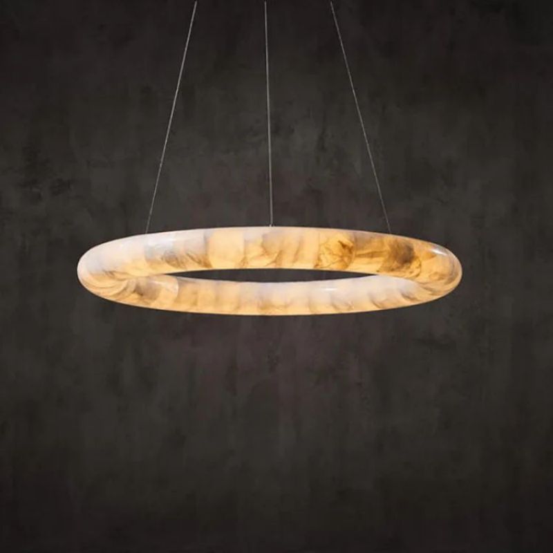 Karen Calcite Curve Ring Chandelier - Zelno