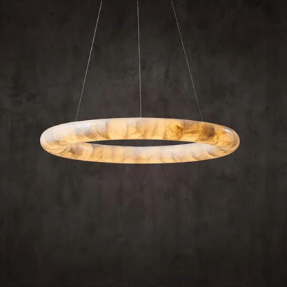 Karen Calcite Curve Ring Chandelier - Zelno