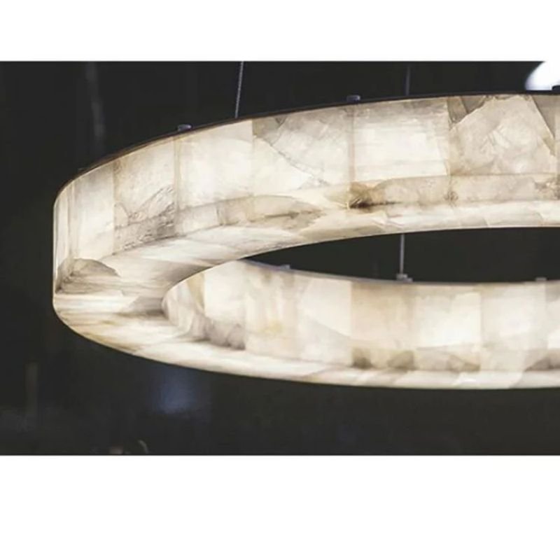 Karen Calcite Ring Chandelier 30″39″ - Zelno