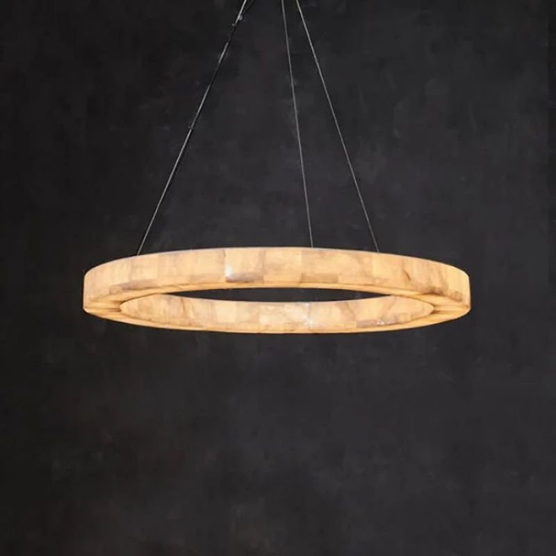 Karen Calcite Ring Chandelier 30″39″ - Zelno