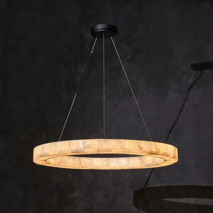 Karen Calcite Ring Chandelier 30″39″ - Zelno