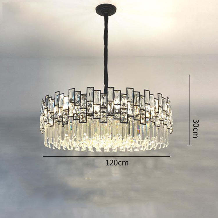 Kate Double Tier Crystal Chandelier - Zelno Lighting