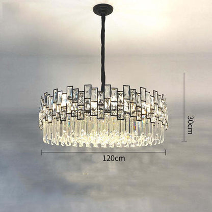 Kate Double Tier Crystal Chandelier - Zelno Lighting