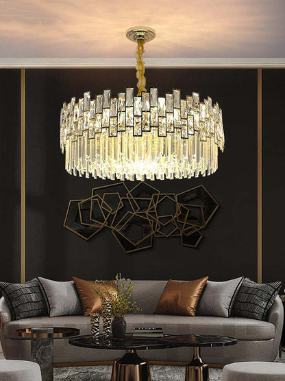 Kate Double Tier Crystal Chandelier - Zelno Lighting