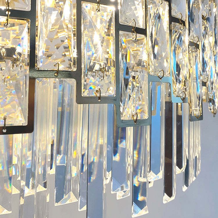Kate Double Tier Crystal Chandelier - Zelno Lighting
