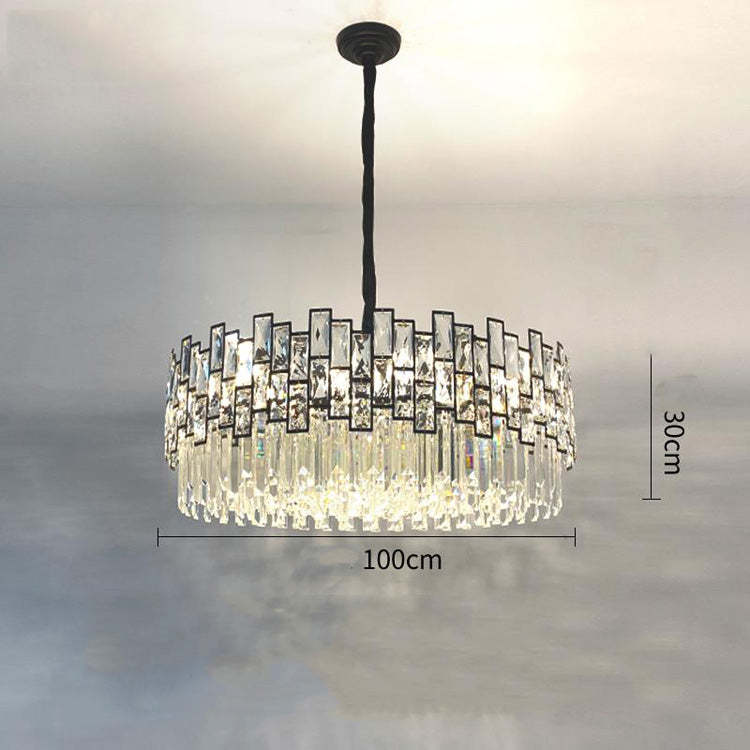 Kate Double Tier Crystal Chandelier - Zelno Lighting