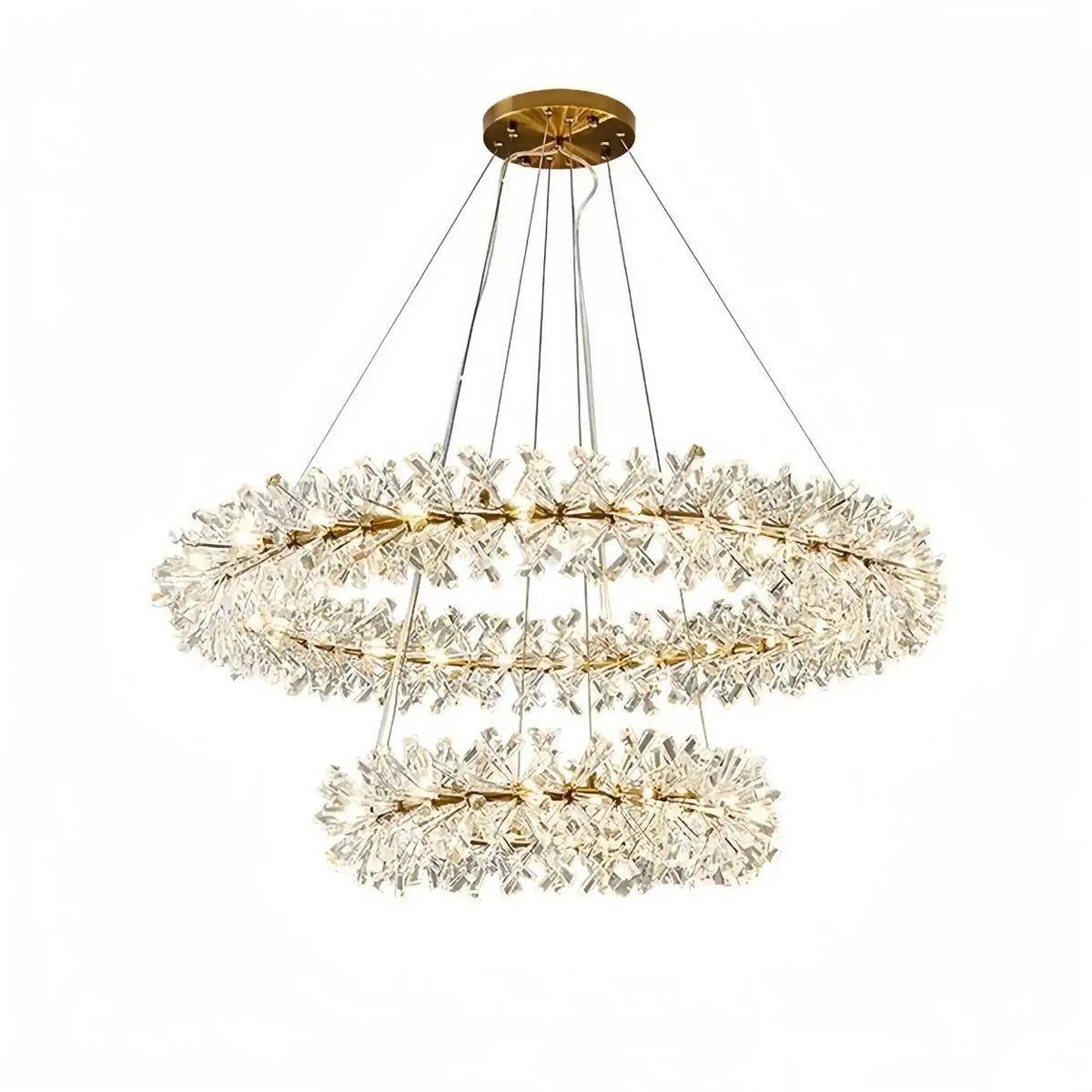 Kylia Ring Crystal Chandelier - Zelno Lighting