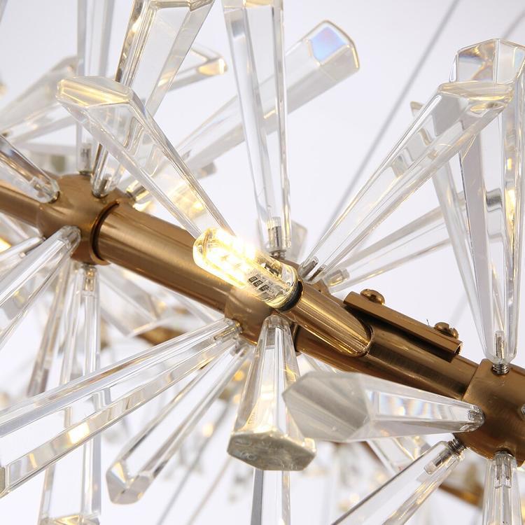 Kylia Ring Crystal Chandelier - Zelno Lighting