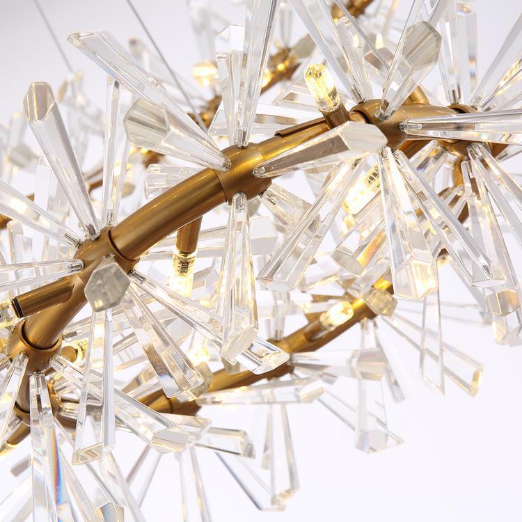 Kylia Ring Crystal Chandelier - Zelno Lighting