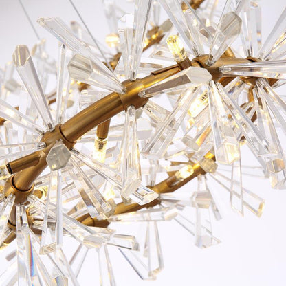 Kylia Ring Crystal Chandelier - Zelno Lighting
