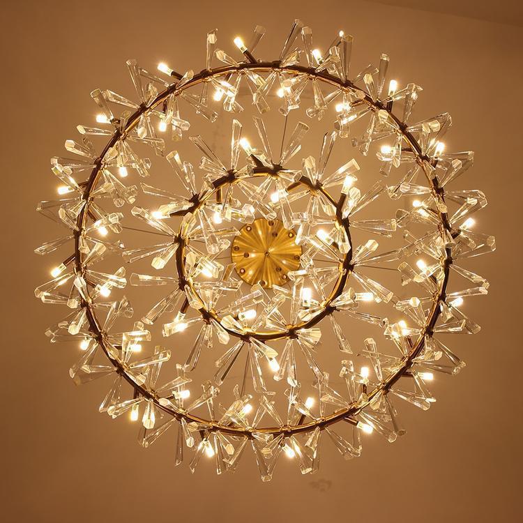 Kylia Ring Crystal Chandelier - Zelno Lighting