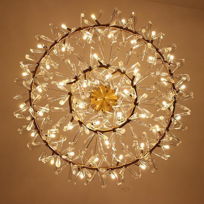 Kylia Ring Crystal Chandelier - Zelno Lighting
