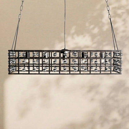 La Cage Rectangular Chandelier - Zelno