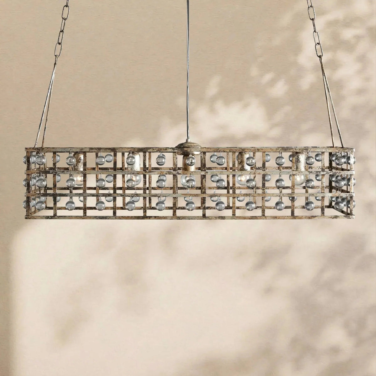 La Cage Rectangular Chandelier - Zelno