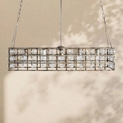 La Cage Rectangular Chandelier - Zelno