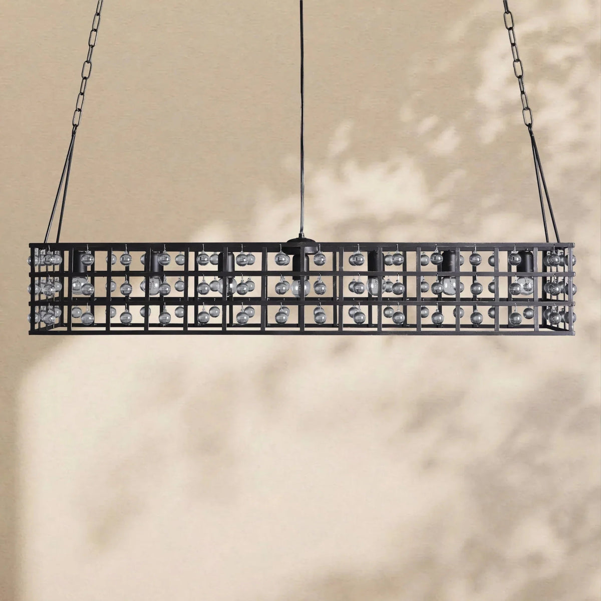 La Cage Rectangular Chandelier - Zelno