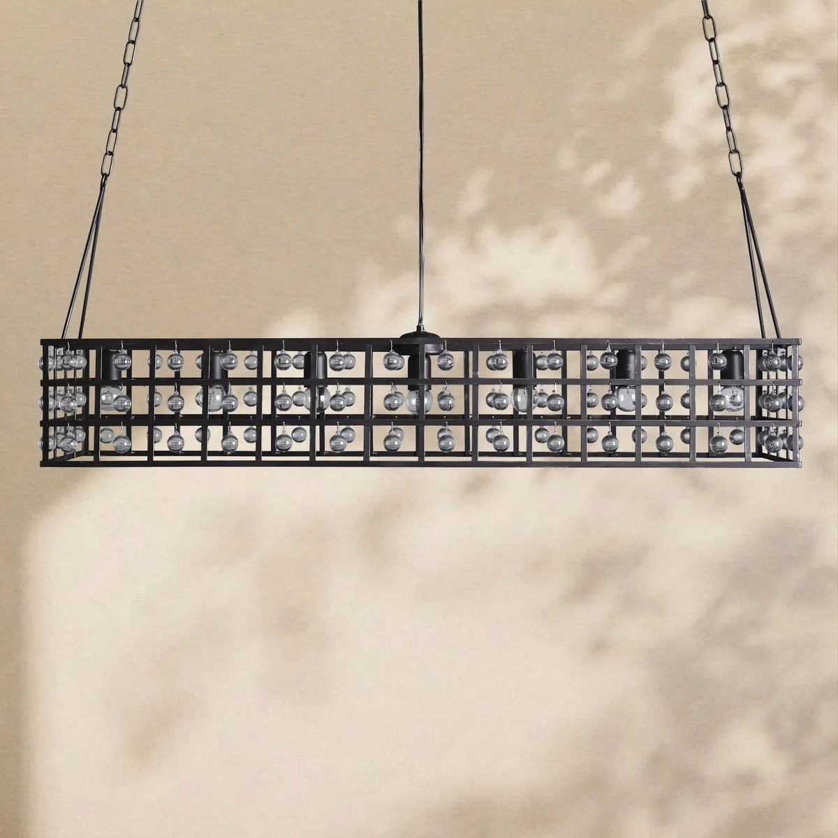 La Cage Rectangular Chandelier - Zelno