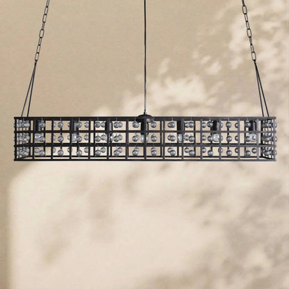 La Cage Rectangular Chandelier - Zelno