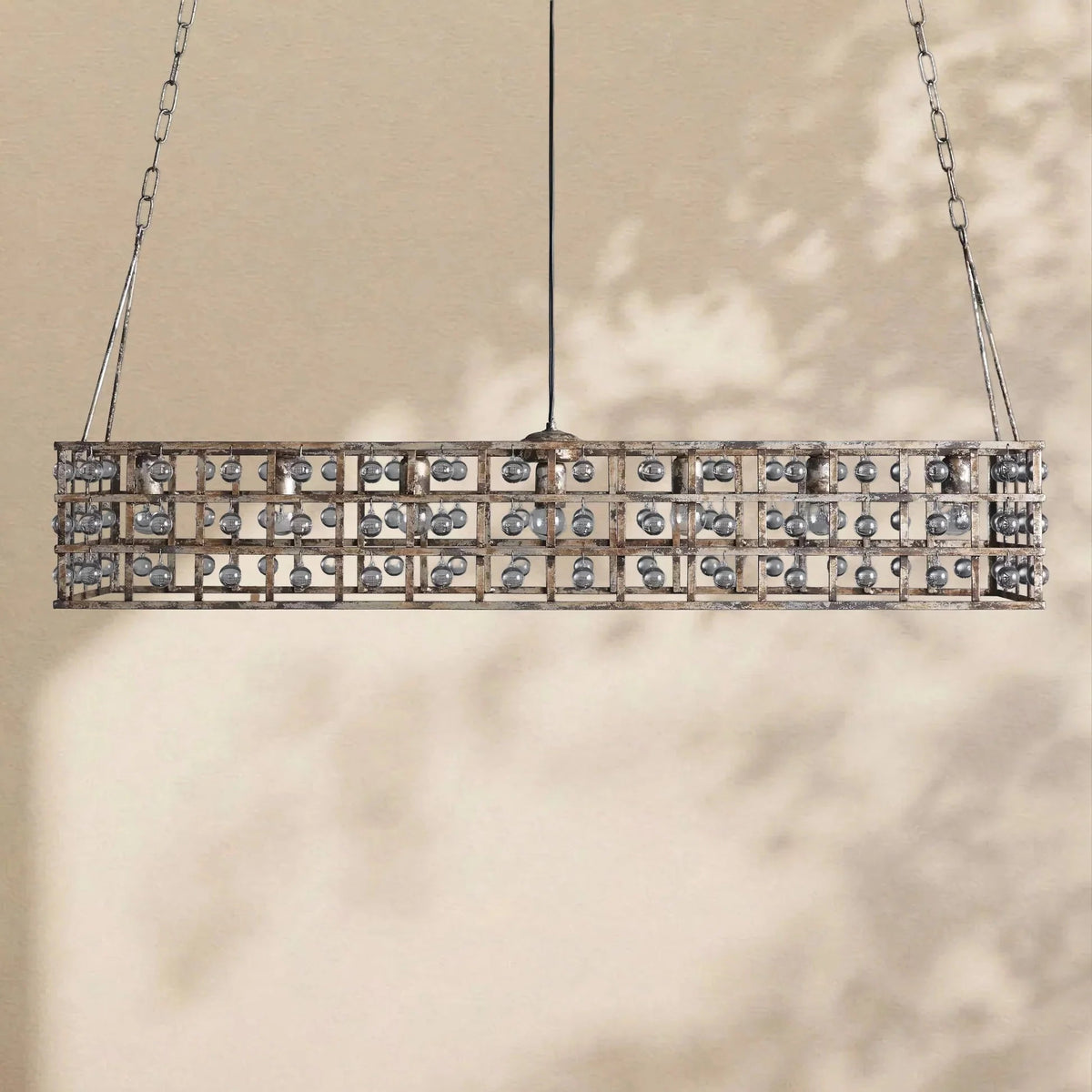 La Cage Rectangular Chandelier - Zelno
