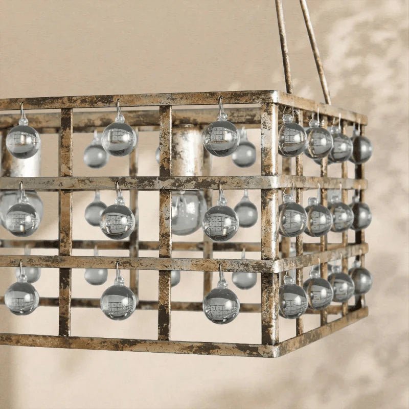 La Cage Rectangular Chandelier - Zelno