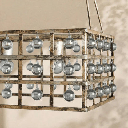 La Cage Rectangular Chandelier - Zelno