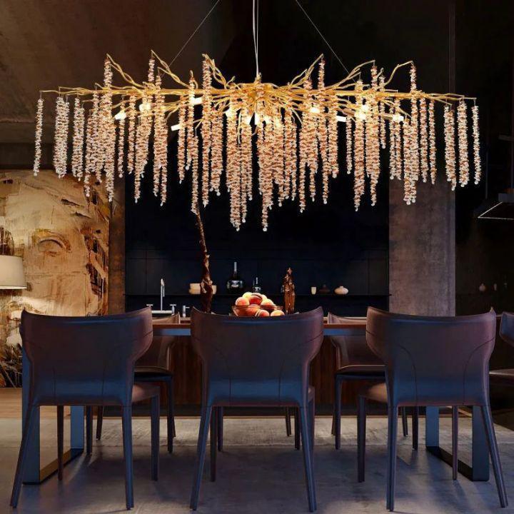 Lacuna Dining Room Branch Chandelier - Zelno Lighting