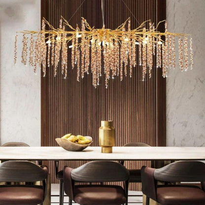 Lacuna Dining Room Branch Chandelier - Zelno Lighting