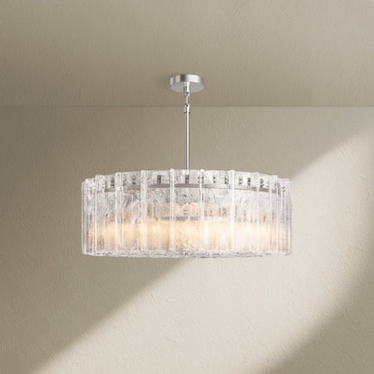 Lafz Clear Glass Round Chandelier 36"48" - Zelno