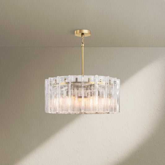 Lafz Clear Glass Round Chandelier 36"48" - Zelno