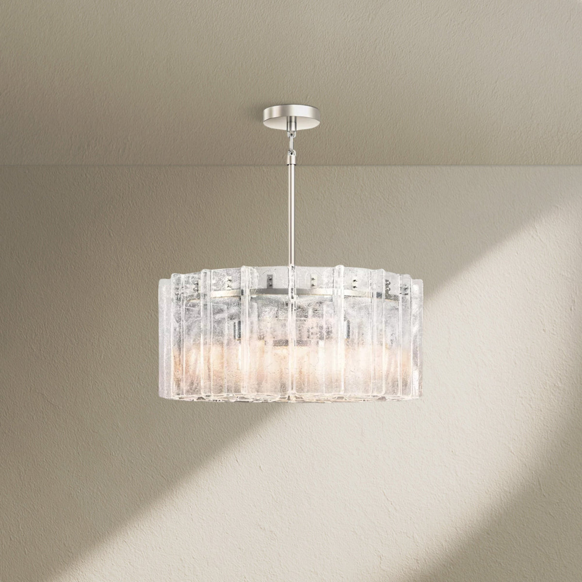 Lafz Clear Glass Round Chandelier 36"48" - Zelno