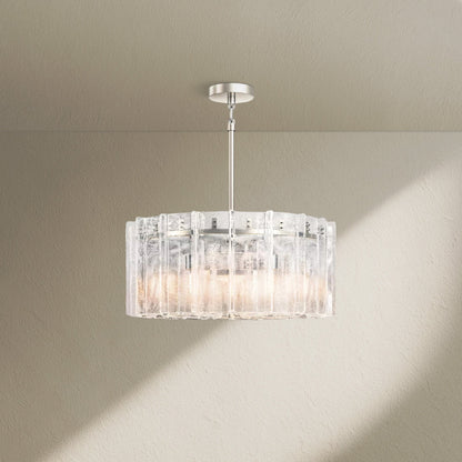 Lafz Clear Glass Round Chandelier 36"48" - Zelno