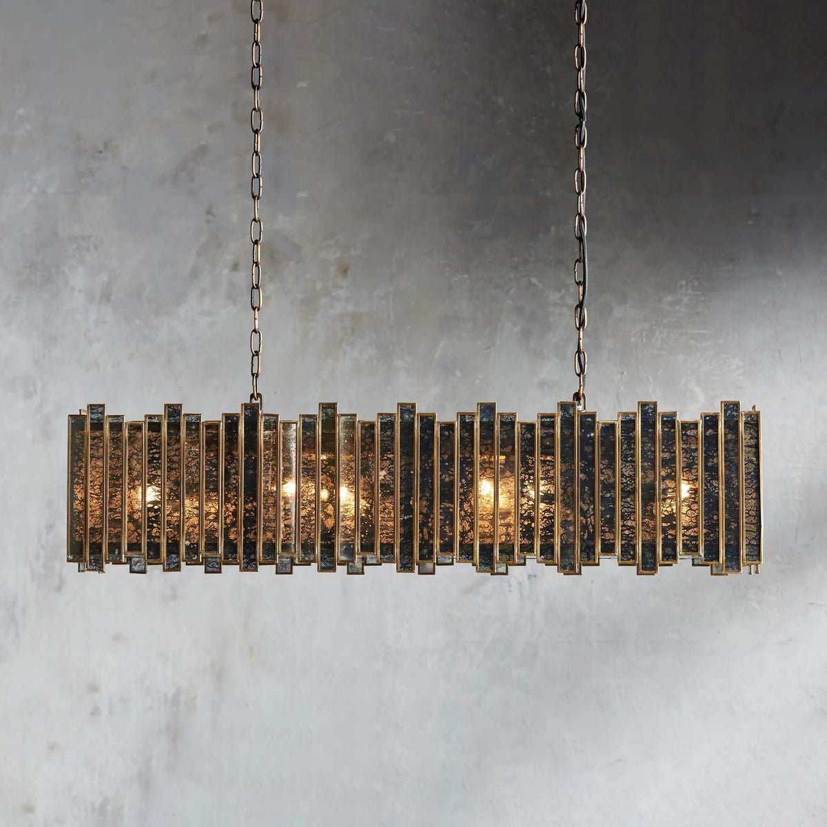 Laila Rectangular Chandelier - Zelno