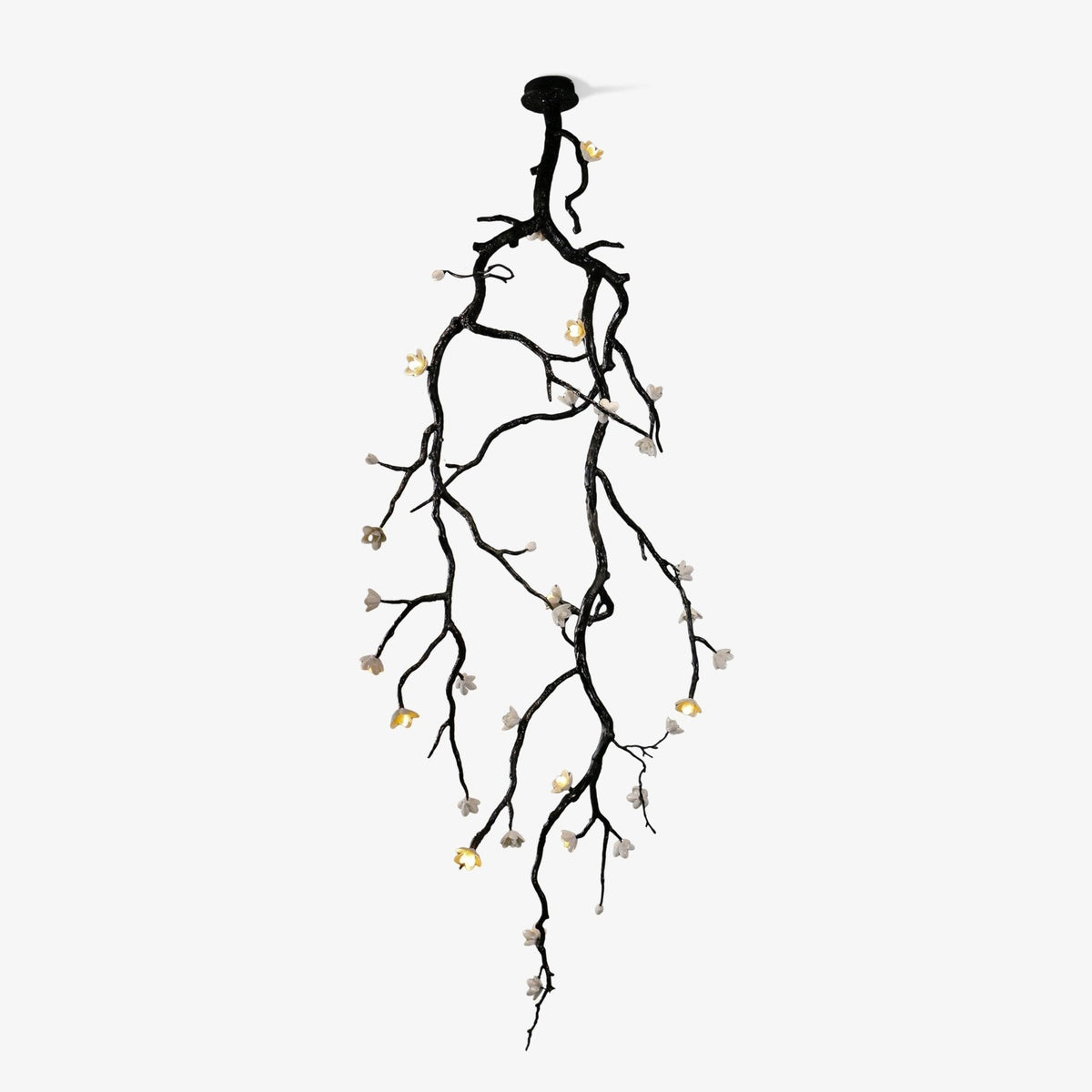 Large Long Branch Flower Chandelier - Zelno Lighting