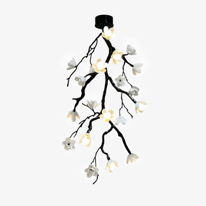 Large Long Branch Flower Chandelier - Zelno Lighting