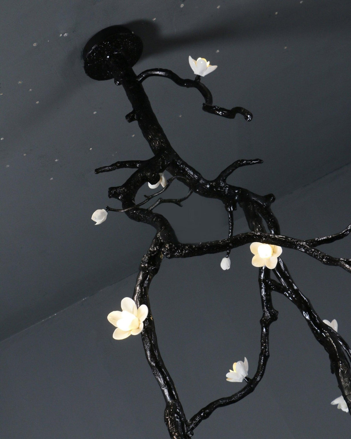 Large Long Branch Flower Chandelier - Zelno Lighting